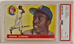 1955 Topps Hank Aaron PSA 4