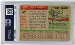 1955 Topps Hank Aaron PSA 4