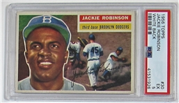 1956 Topps Jackie Robinson PSA 5
