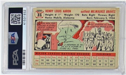 1956 Topps Hank Aaron PSA 4 (MC)