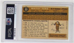 1960 Topps Whitey Ford PSA 7