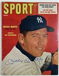 Mickey Mantle Signed Sport Magazine