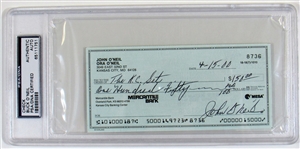 Buck O'Neil Signed Check