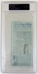 Buck O'Neil Signed Check