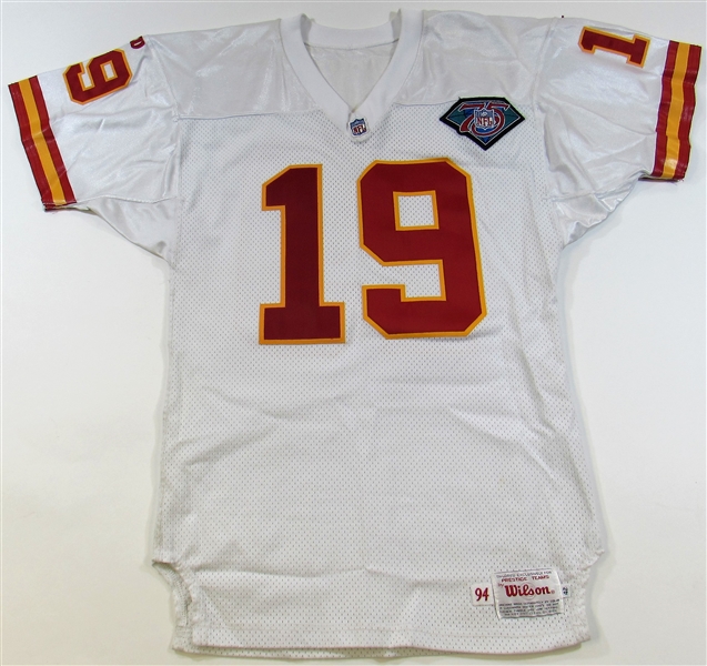 1994 Joe Montana Game Issued Jersey