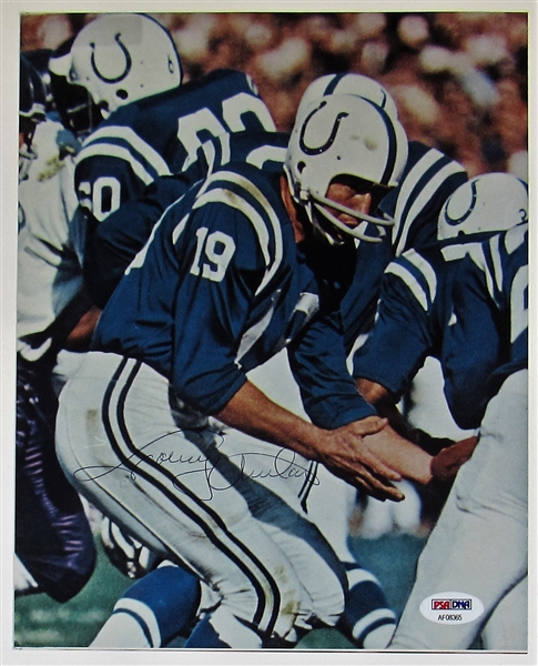 Johnny Unitas Signed 8x10