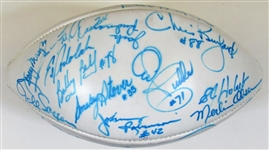 Pro Football HOFers Signed Ball W/31 Sigs