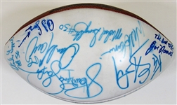 Pro Football HOFers Signed Ball W/31 Sigs