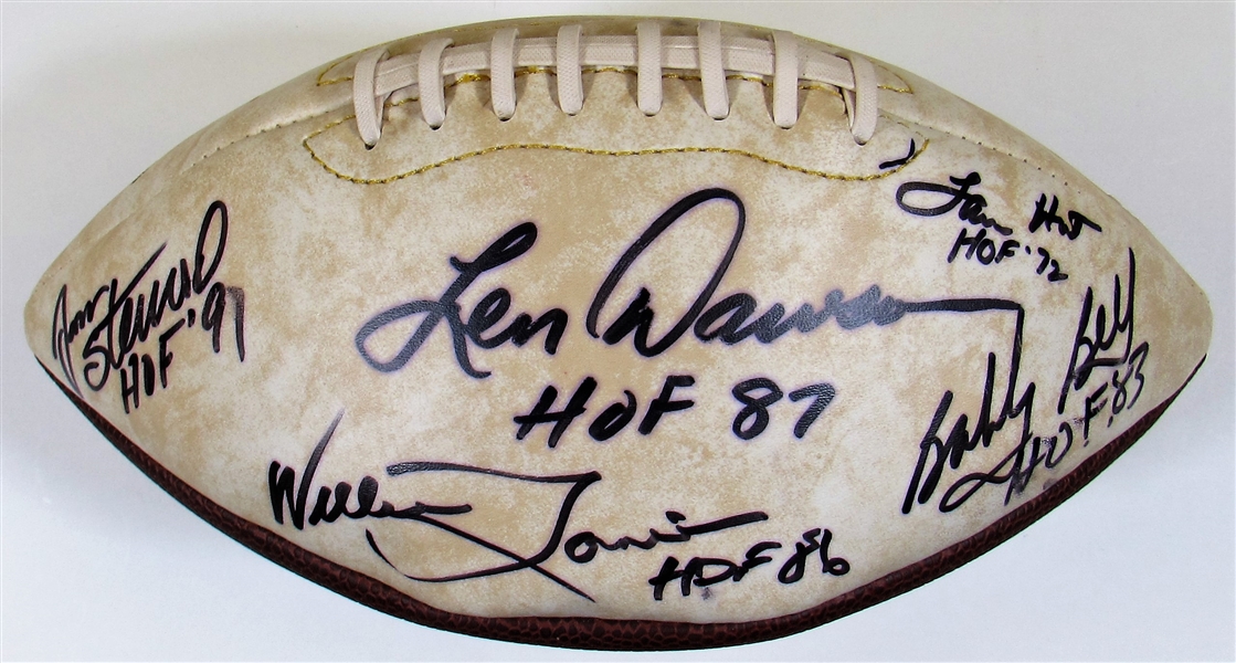 K.C. Chiefs HOFers Signed Ball