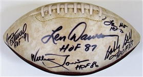 K.C. Chiefs HOFers Signed Ball