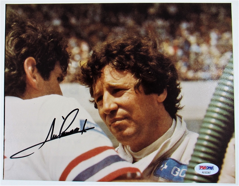 Mario Andretti Signed Photo