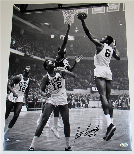 Bill Russell Signed 16x20
