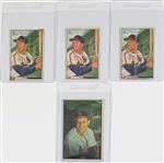 Lot Of 4 Stan Musial Cards