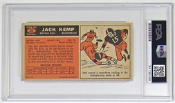 1965 Topps Jack Kemp Signed Card