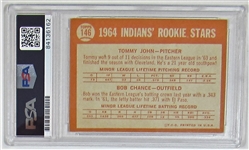 1964 Topps Tommy John Signed Card
