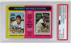 1975 Topps Harmon Killebrew Signed Card
