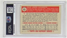 1952 Topps RP Phil Cavarretta Signed Card