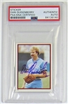 1983 Topps Sticker Signed By Dan Quisenberry