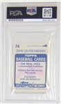 1983 Topps Sticker Signed By Dan Quisenberry