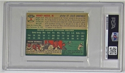 1954 Topps Harvey Haddix Signed Card