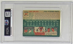 1954 Topps Elroy Face Signed Card