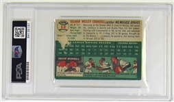 1954 Topps Del Crandall Signed Card