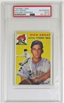 1954 Topps Dick Groat Signed Card