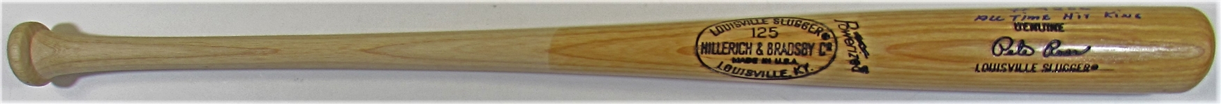 Pete Rose Signed Bat MLB