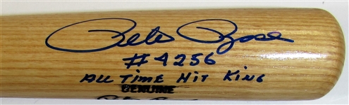 Pete Rose Signed Bat MLB