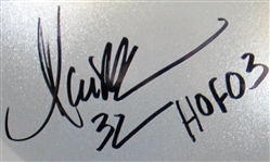 Marcus Allen & Fred Biletnikoff Signed HOF Raiders Helmet W/ Case PSA