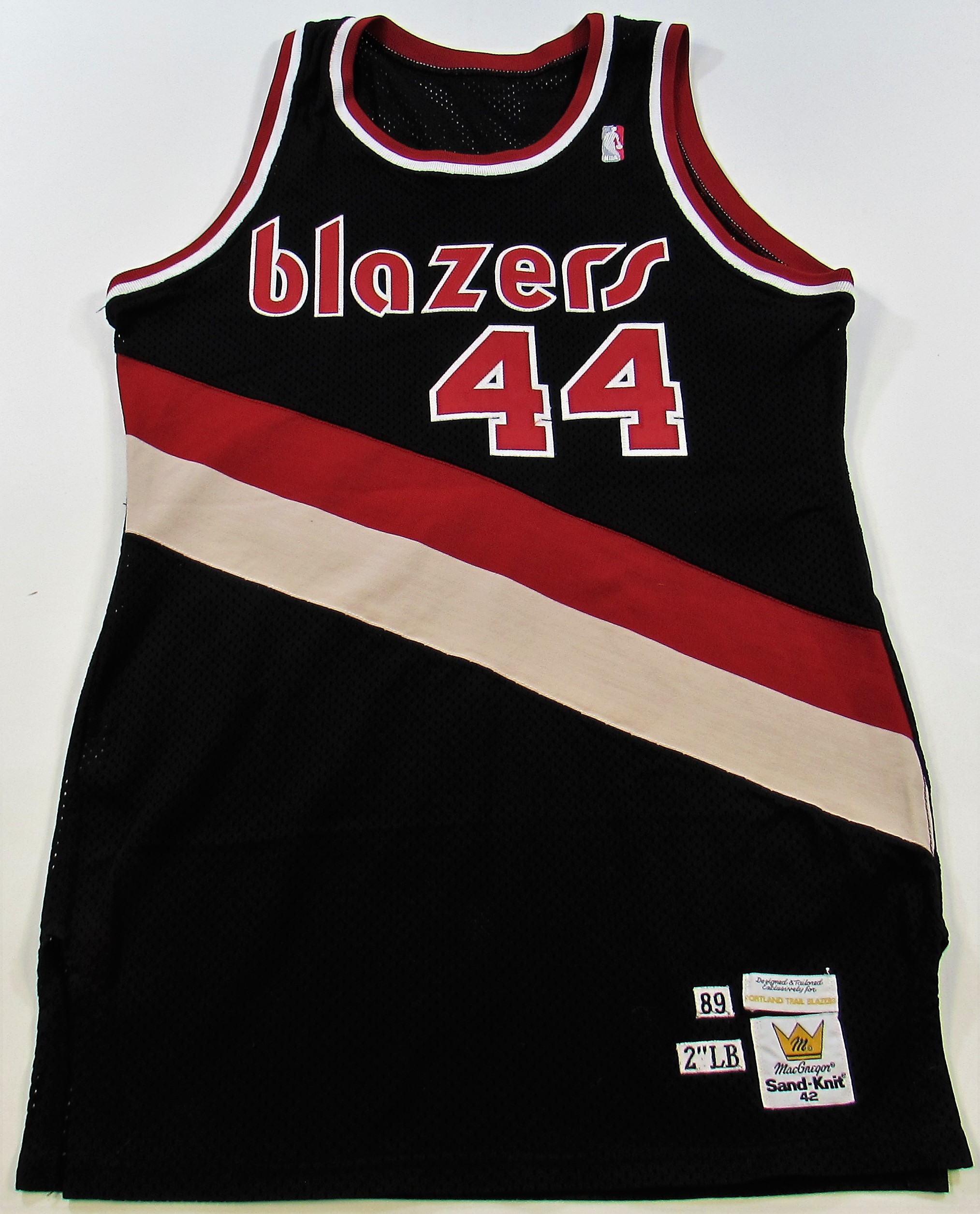 Lot Detail - 1989 Drazen Petrovic GU Rookie Portland Trail Blazers Jersey
