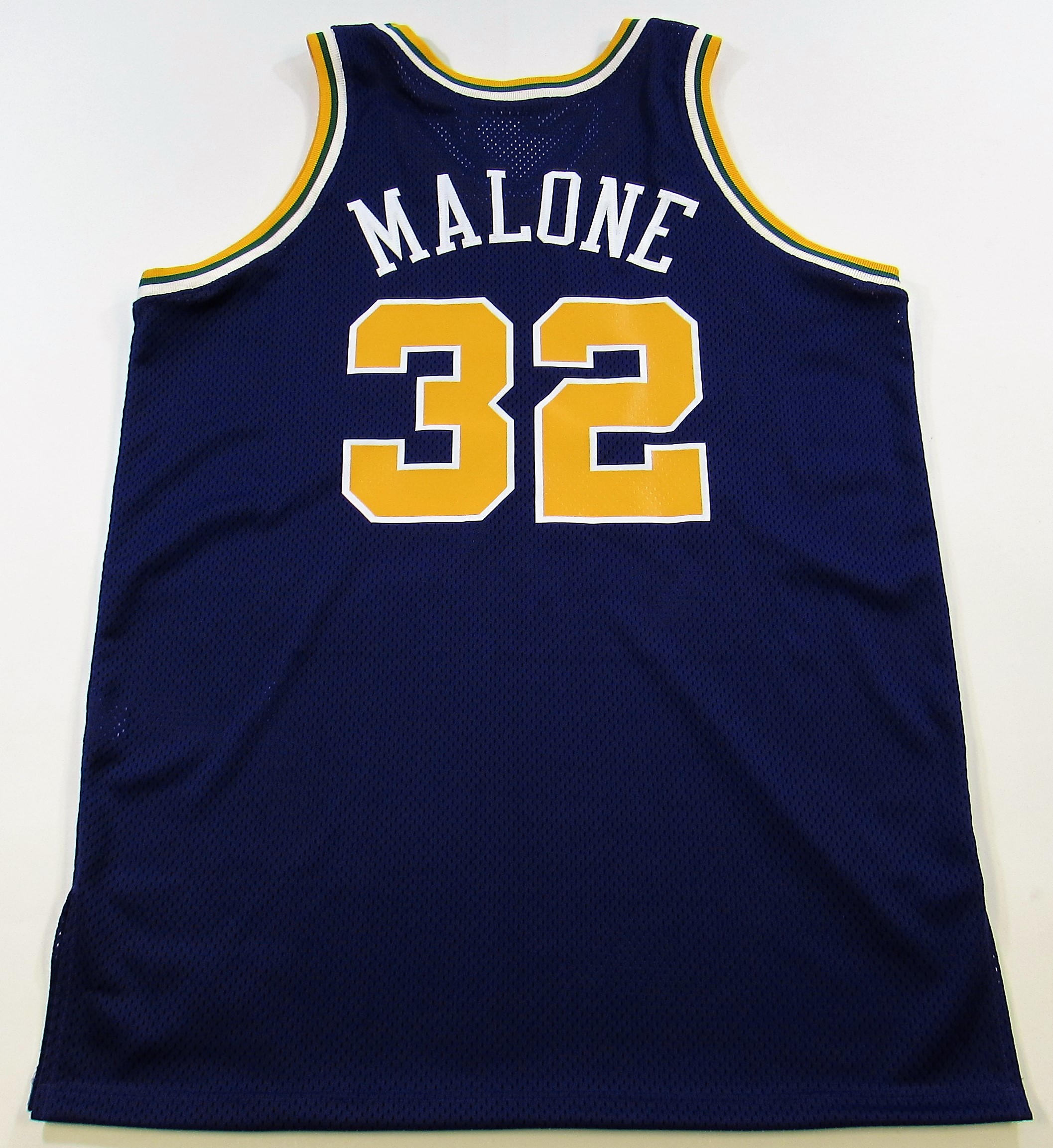 1989-90 Karl Malone Game Worn Utah Jazz Jersey.  Basketball, Lot #82476