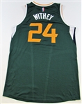2016-17 Jeff Withey Utah Jazz GU Jersey