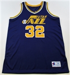 1990-91 Karl Malone Game Worn Utah Jazz Jersey