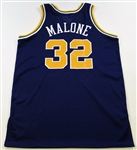 1990-91 Karl Malone Game Worn Utah Jazz Jersey