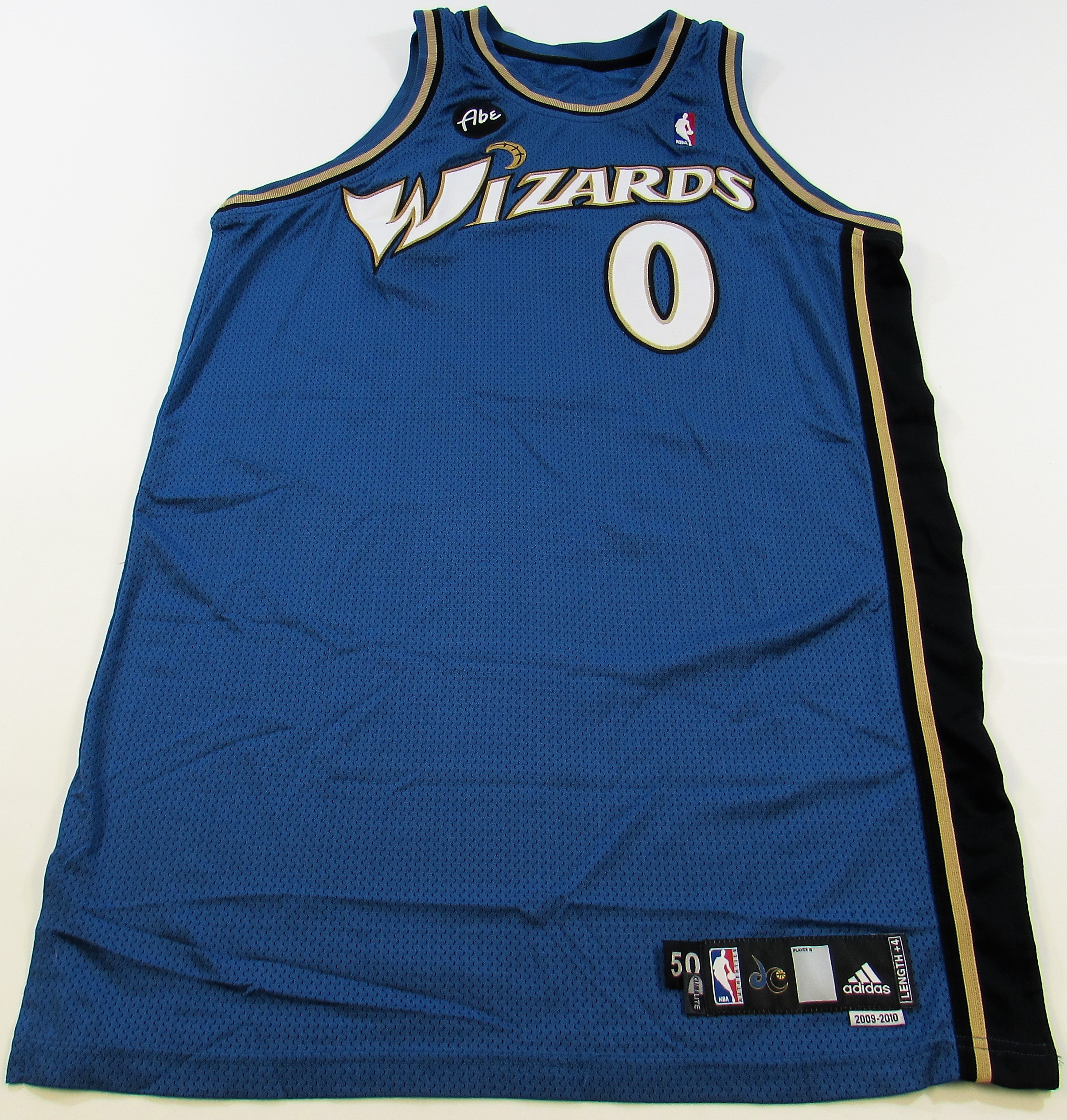 Gilbert Arenas Washington Wizards NBA Game Issue Home Adidas Jersey 0