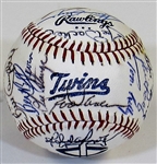 1975 Minnesota Twins Team Signed Baseball