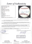 Hank Aaron Signed Ball