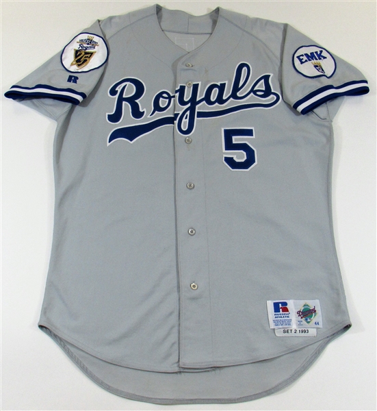 1993 George Brett GU K.C.  Royals Jersey