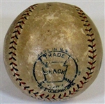 Walter Johnson Single Signed Baseball (JSA Enhanced)