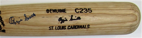 1991-96 Ozzie Smith Game Used Signed Bat