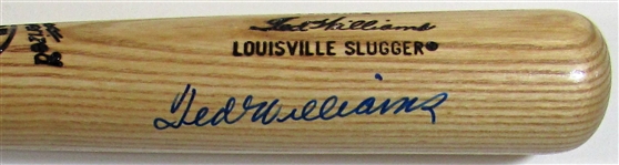 Ted Williams Signed Bat