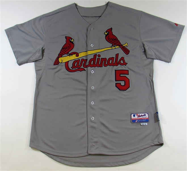 Albert Pujols Cardinals Road Signed Jersey