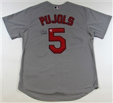 Albert Pujols Cardinals Road Signed Jersey