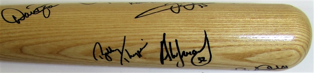 1993 Chicago White Sox Team Signed Bat