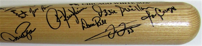 1993 Chicago White Sox Team Signed Bat
