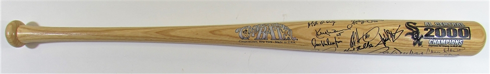 2000 Chicago White Sox Team Signed Bat