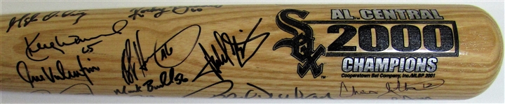 2000 Chicago White Sox Team Signed Bat