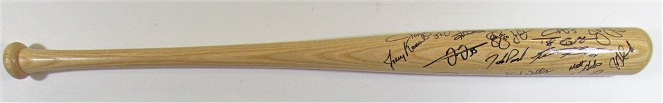 2000 Chicago White Sox Team Signed Bat