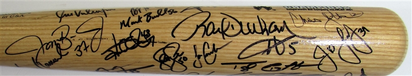 2000 Chicago White Sox Team Signed Bat